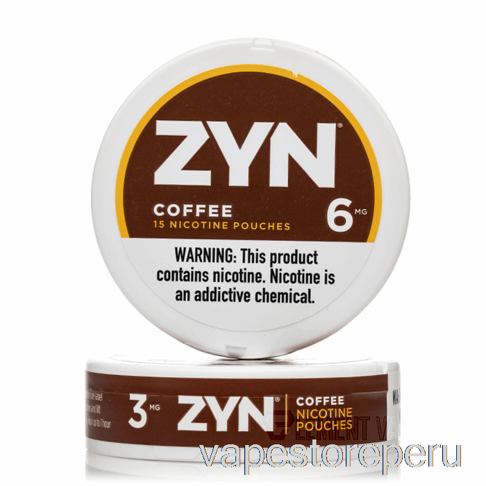 Vape Recargable Zyn Bolsas De Nicotina - Café 6 Mg (paquete De 5)